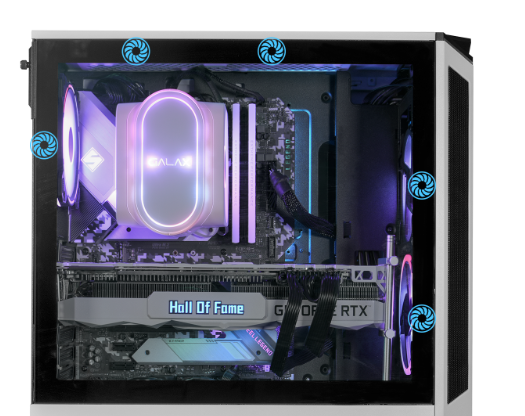 CASE Galax Mid-Tower Revolution-02 – White giá rẻ