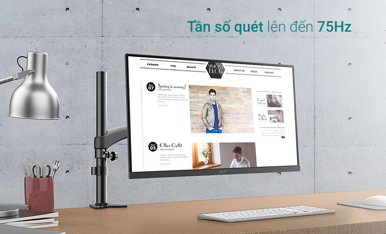 Màn hình MSI PRO MP241X với tần số quét ổn định