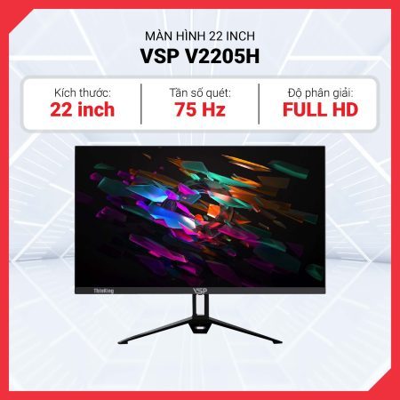 Màn hình VSP 22 inch V2205H VAFHD75Hz Chính Hãng