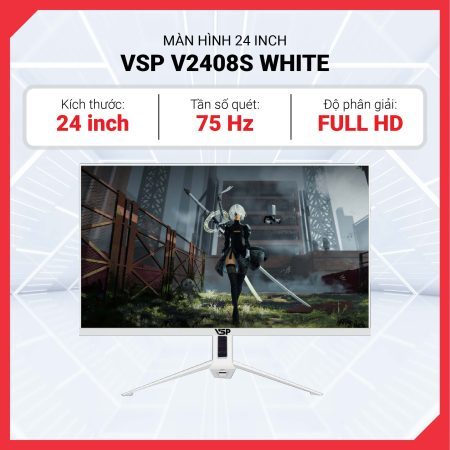 Màn hình VSP 24 inch V2408S VAFHD75Hz – WHITE