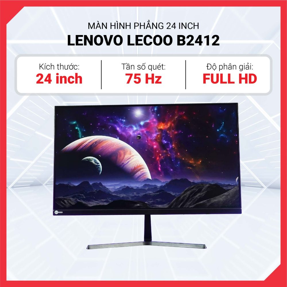 Màn hình phẳng 24 inch LENOVO LECOO B2412 FHDIPS75HZ