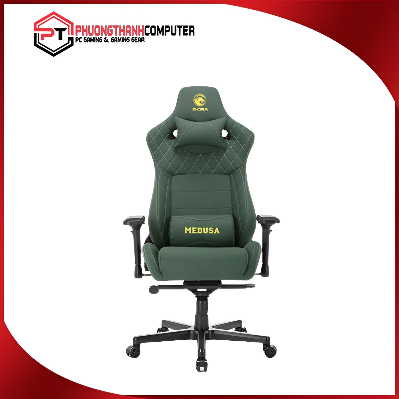 Ghế Gaming Medusa Gaming Chair - EGC 209 - Green