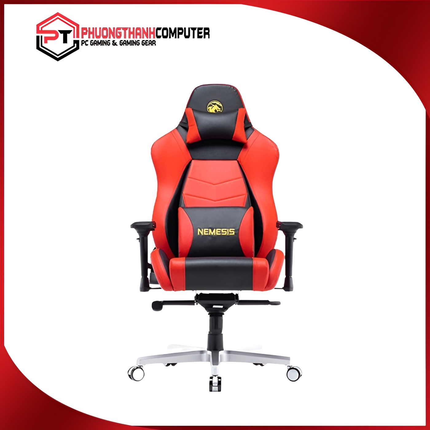 Ghế Gaming Nemesis Gaming Chair – EGC 221 – Red Ghế Gaming Nemesis Gaming Chair - EGC 221 - Red