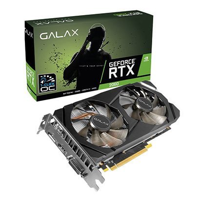  GALAX GeForce RTX 2060 (1- Click OC) 6GB GDDR6