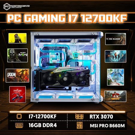 PC Gaming Tản Nhiệt Nước I7 - 12700KF