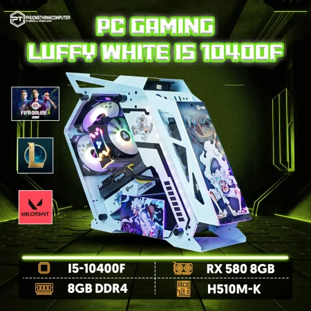 PC Gaming Luffy White I5 10400F