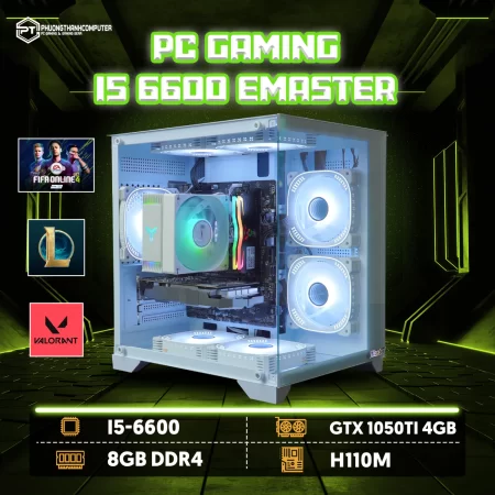 PC Gaming i5 6600 – GTX 1050Ti – EMASTER (blackfriday)