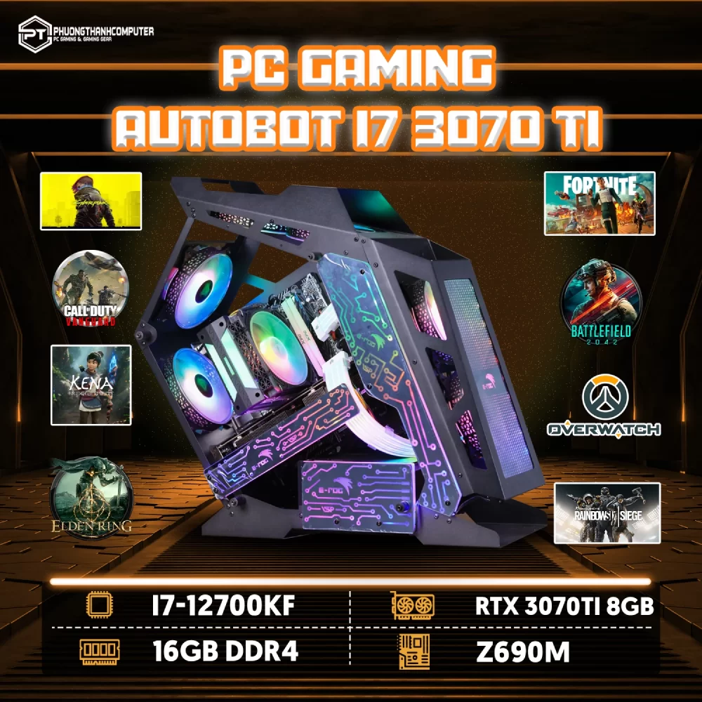 PC Gaming Autobot I7 3070 Ti