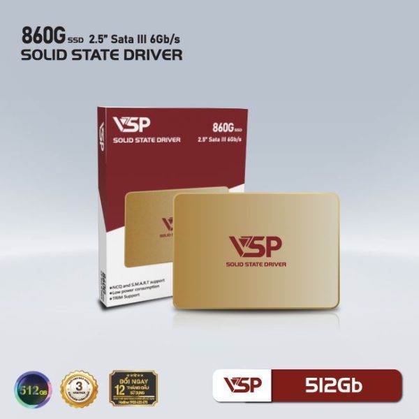 SSD VSP 860G 512GB Sata III