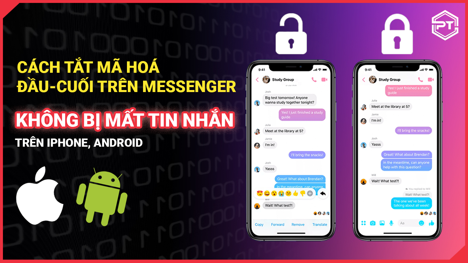 Cách tắt mã hoá đầu cuối trên Messenger không bị mất tin nhắn trên Iphone, Android