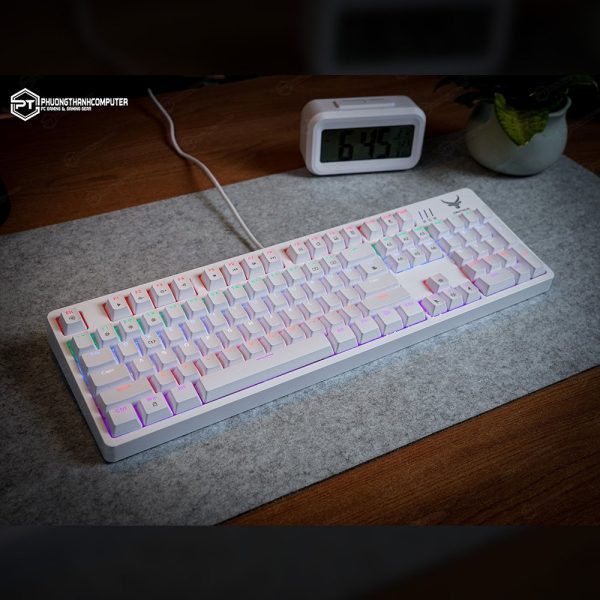 Bàn Phím Cơ Gaming GV999 - White