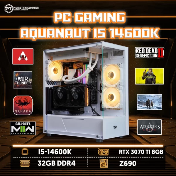 PC Gaming AQuanaut i5 14600K - RTX 3070 Ti (8)