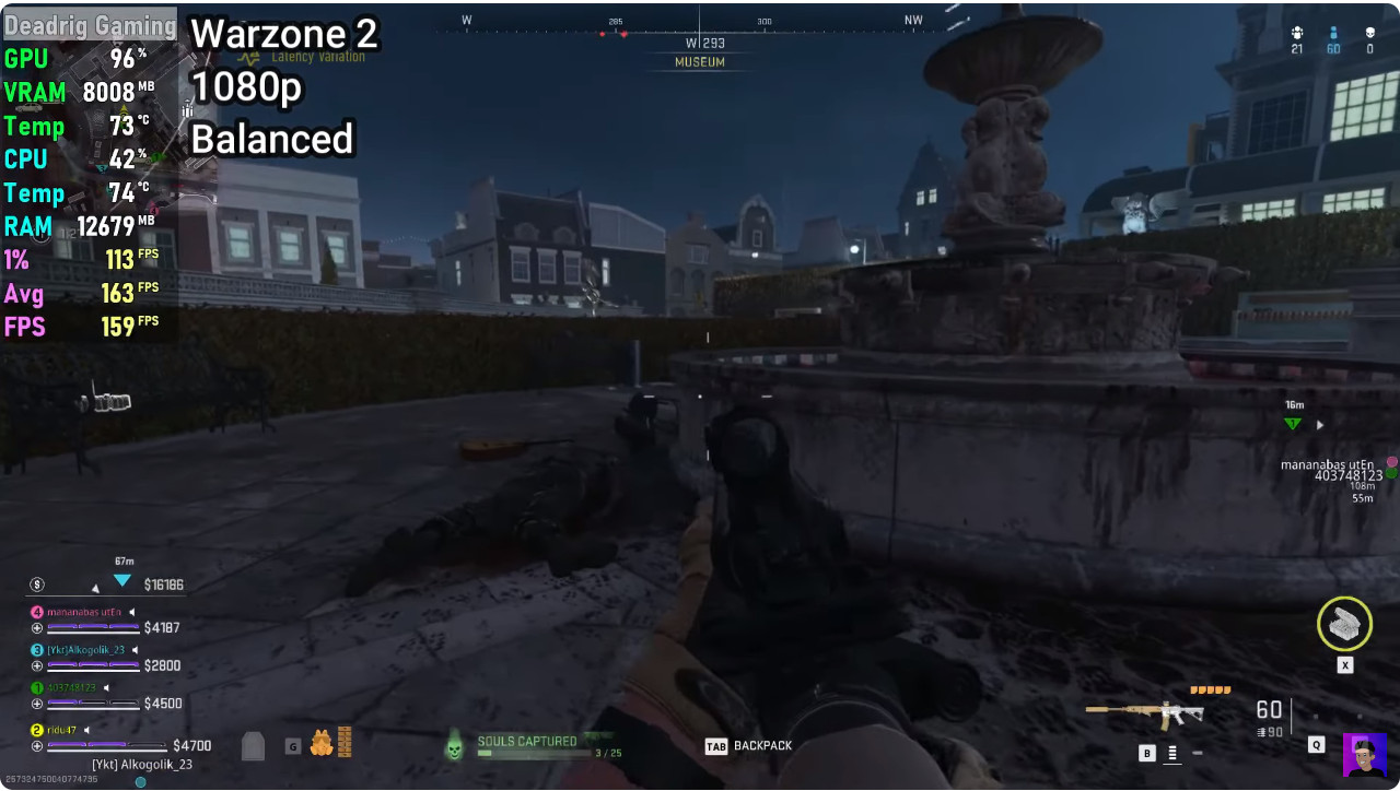 Test i7 14700K - RTX 4060 in Call of Duty Warzone 2