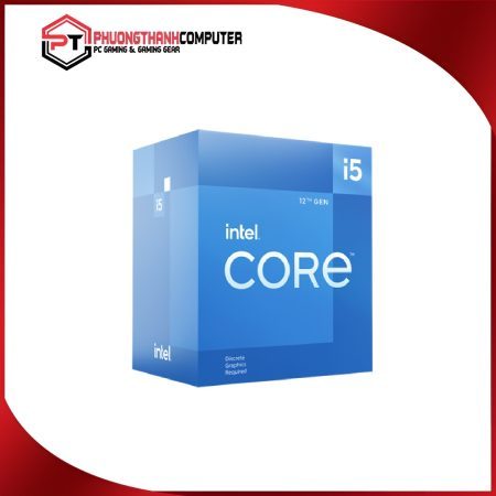 Bộ vi xử lý Intel Core i5 12400F _ 2.5GHz Turbo 4.4GHz _ 6 Nhân 12 Luồng _ 18MB _ LGA 1700