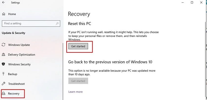 Hướng dẫn chi tiết cách reset Windows 10 bản quyền mà không mất dữ liệu (1)