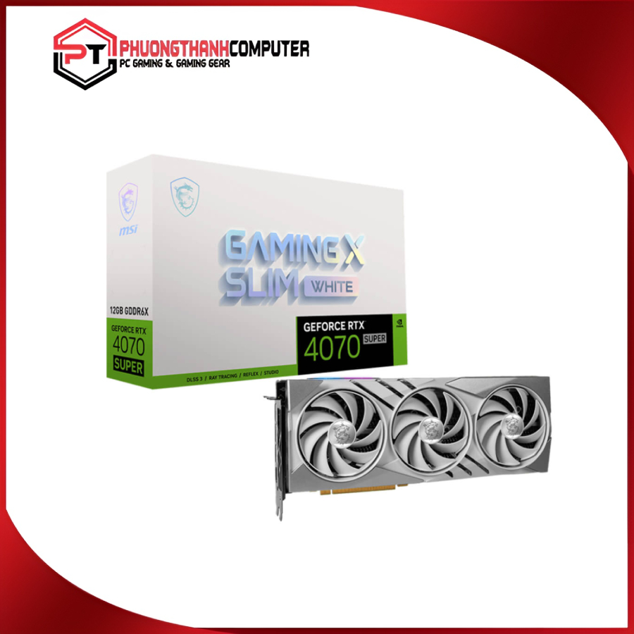 MSI Geforce RTX 4070 SUPER 12G GAMING X SLIM White