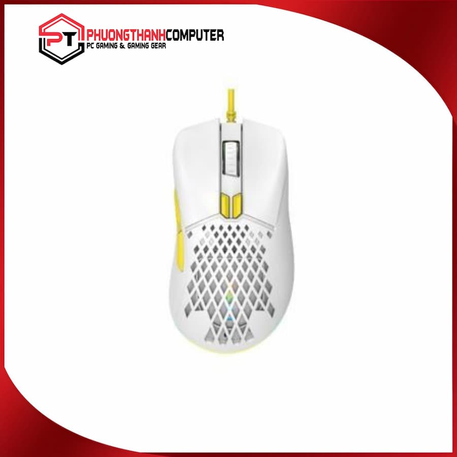 Chuột Gaming ZIDLI M86 RGB Trắng