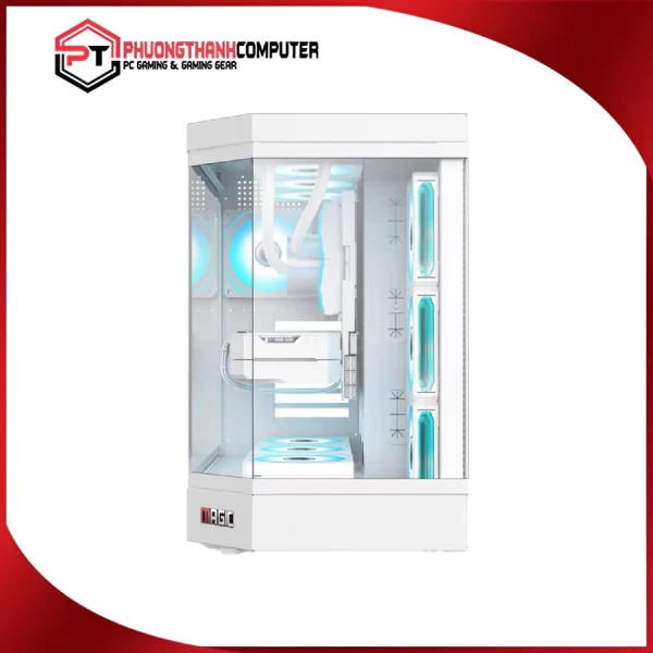 CASE MAGIC VILA ULTRA PRO TRẮNG_ Đen ATX (4)