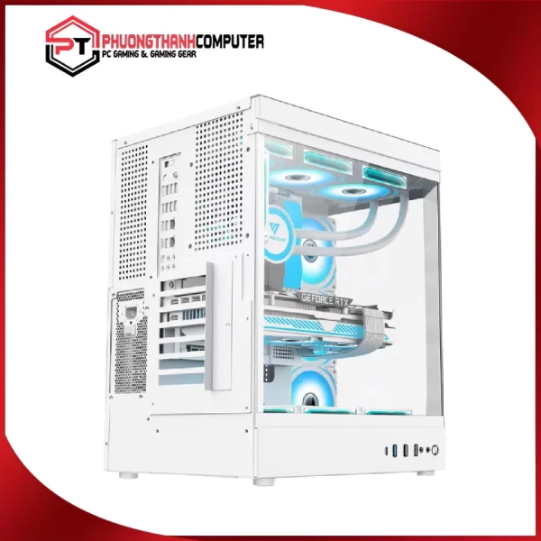 CASE MAGIC VILA ULTRA PRO TRẮNG_ Đen ATX (4)