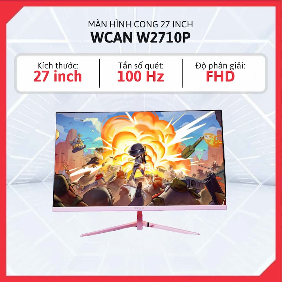 Màn hình cong WCAN W2710P