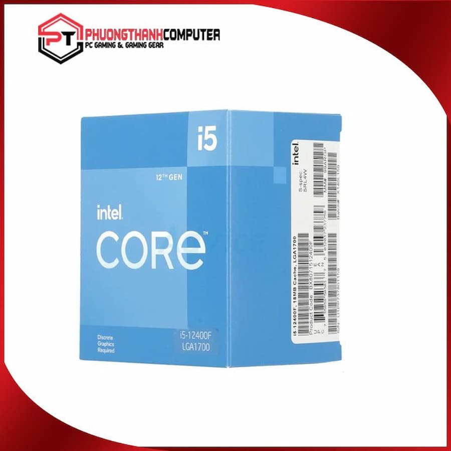 Công suất vượt trội của CPU Intel Core i5 12400F