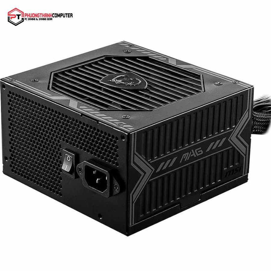 Nguồn MSI MAG A750BN PCIE5 750W 80 Plus trong bộ PC I7 12700K - RTX 4060 Ti 16G