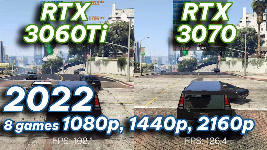 Kết quả test game trên RTX 3070 và 3060 Ti