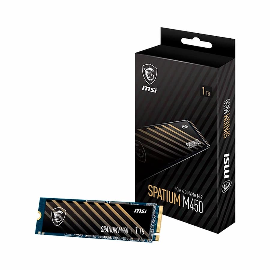 SSD MSI SPATIUM M450 1TB V1 M.2 2280 PCIe Gen4 x4 NVMe