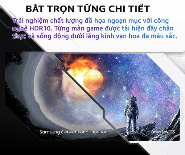 Màn hình Samsung Odyssey G5 LS27CG510EEXXV 27 inch