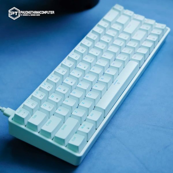 Bàn phím cơ Asestek AK68 Trắng