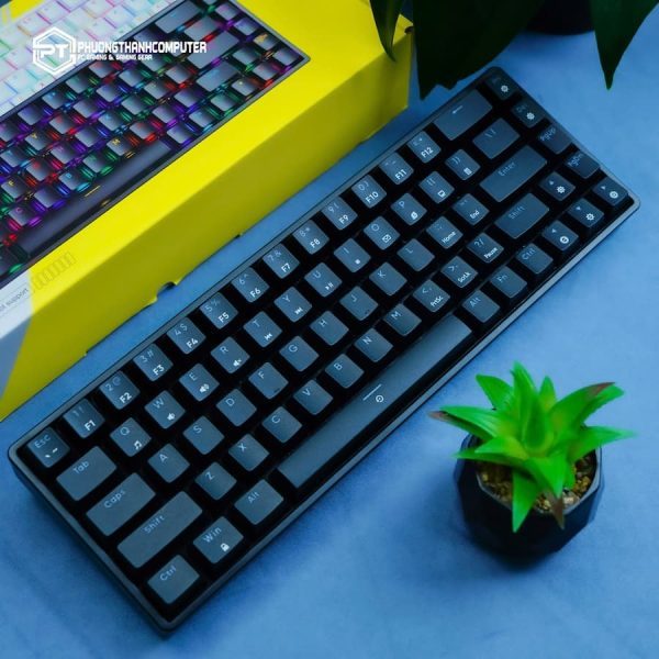 Bàn phím cơ gaming Asestek AK68 Đen