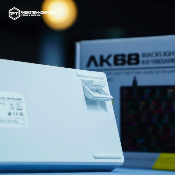 Bàn phím cơ Asestek AK68 Trắng