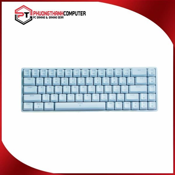 Bàn phím cơ Asestek AK68 Trắng