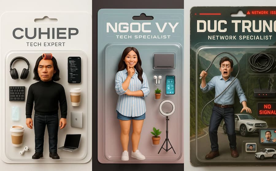 Tạo ảnh hộp đồ chơi Figure từ Prompt sẵn