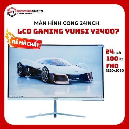 Màn Hình CONG YUNSI Y240Q7 White