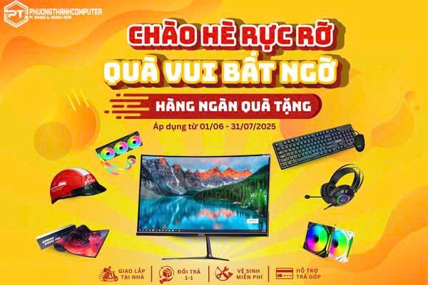 Tặng màn hình miễn phí khi build pc gaming đa nhiệm tại phương thành computer