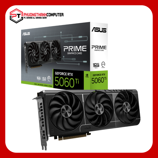 Card màn hình ASUS PRIME GeForce RTX™ 5060 Ti 16GB GDDR7