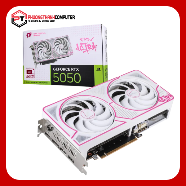 VGA Colorful RTX 5050 Battle AX Duo 8GB-V2 white