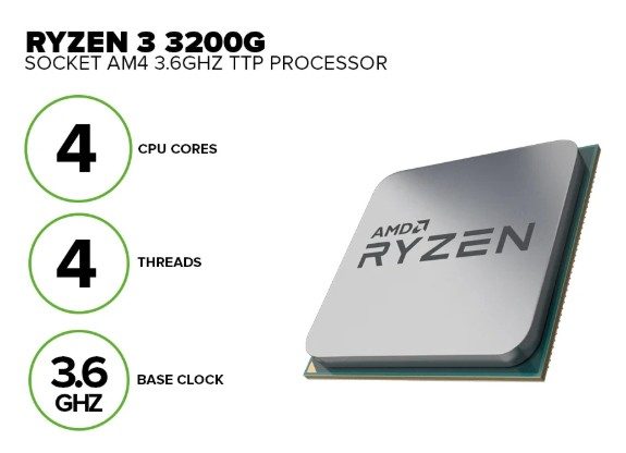 CPU AMD Ryzen 3 3200G