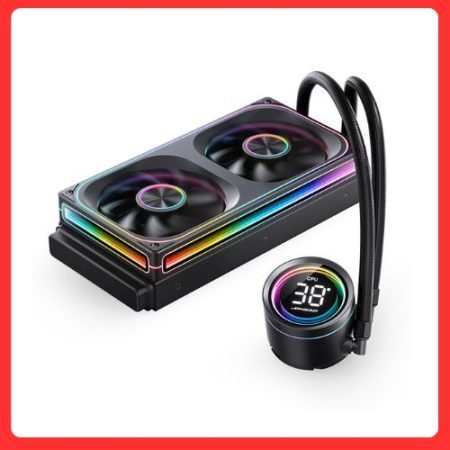 Tản nhiệt nước AIO Jonsbo TH-240 ARGB Black (LCD hiển thị nhiệt độ)
